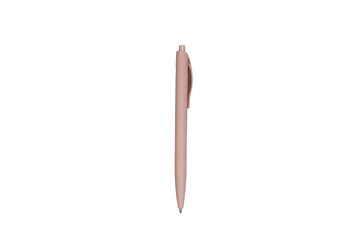Wiaziert BallPoint Pens, 100 Pack (BLACK Ink),Bulk Pens,Pale Dogwood Pink Barrel,Click Pens for