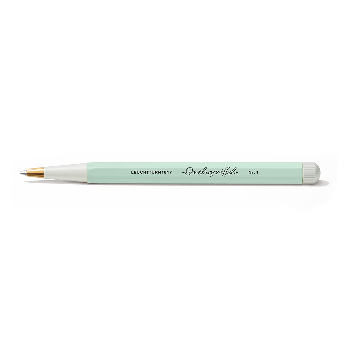 LEUCHTTURM1917 - Drehgriffel Writing Pen (Mint Green) - Gel Pen with Black Ink Included