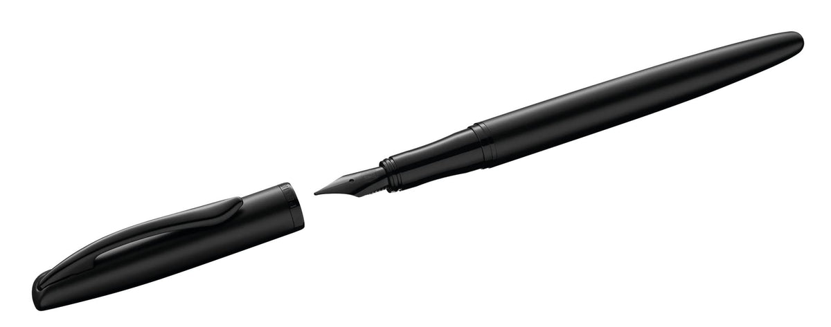 Pelikan Jazz Noble 821896 Gift Set with Fountain Pen and Ballpoint Pen, Carbon (Black), Elegant