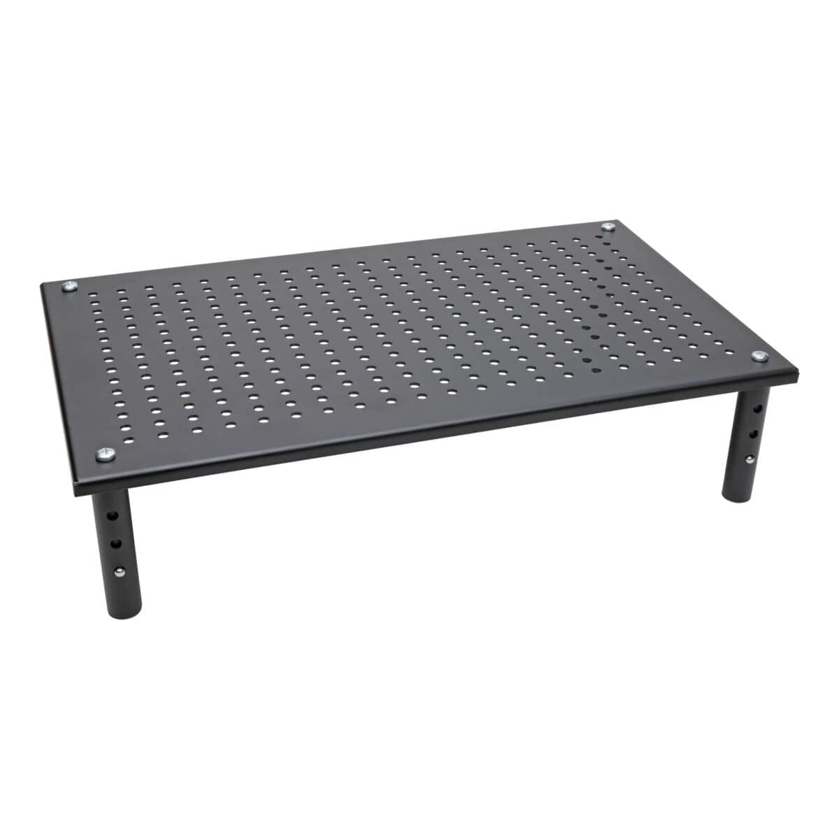 Tripp Lite Computer Monitor Stand, Adjustable Height, 18 x 11 in., Metal, Black (MR1812M)