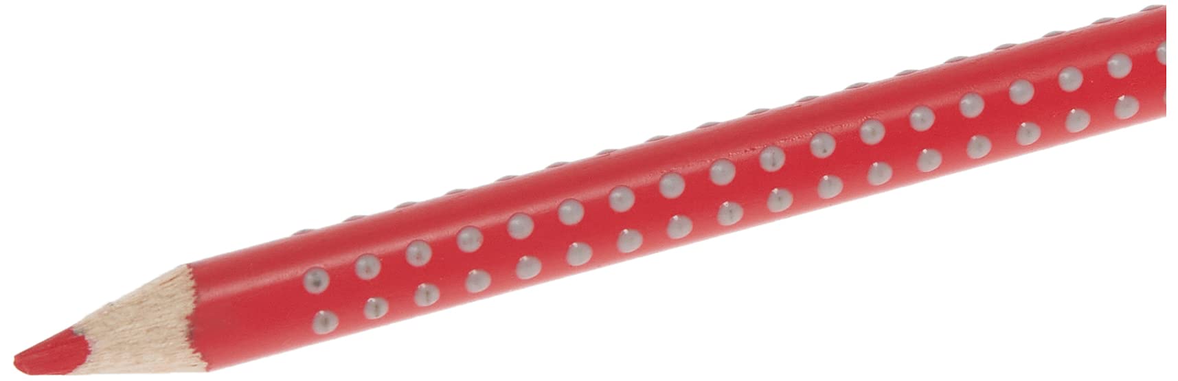 Faber-Castell F112421 Colour Grip Crayon, Red