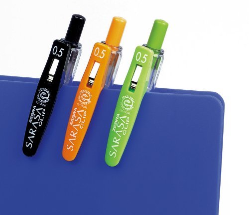 Zebra Sarasa Clip Pen 1.0 mm, Black (JJE15-BK)