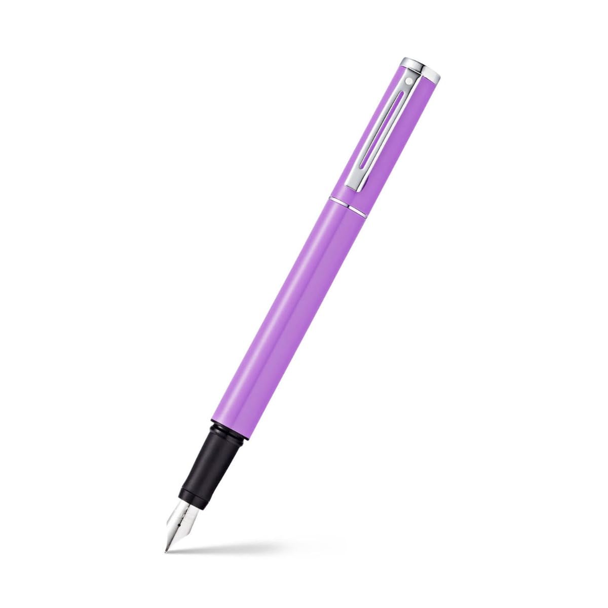 Sheaffer Pop Glossy Lilac Fountain Pen with Chrome Trim and Medium Nib