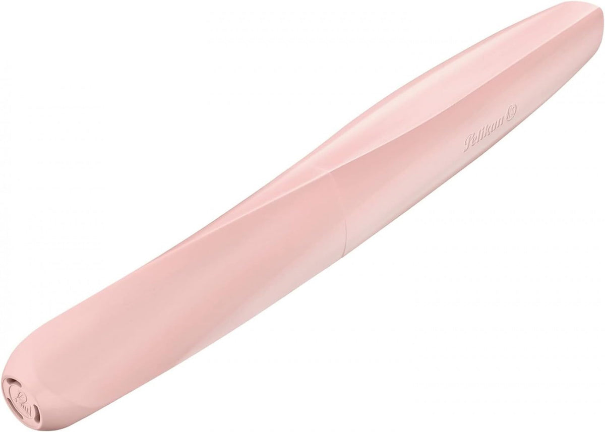 Pelikan Twist eco Fountain Pen Stainless Steel Nib M Line Width Includes Ink Cartridge Pink