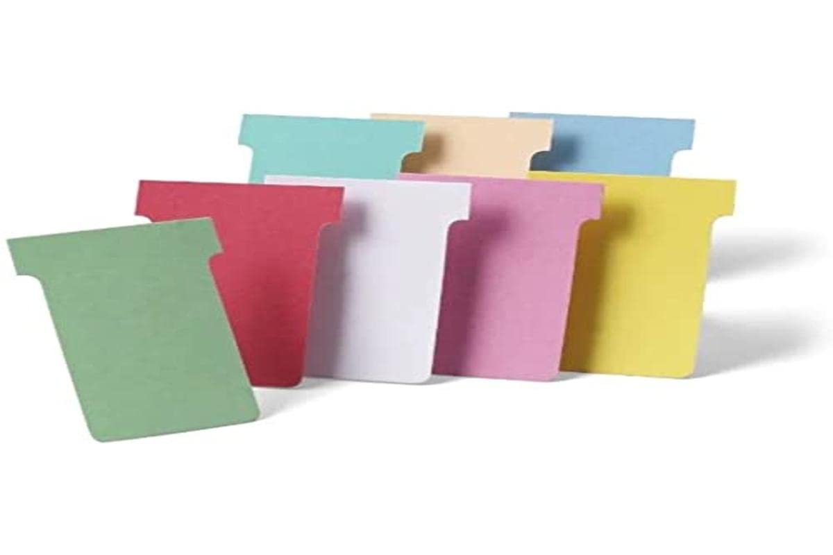 Nobo T-Cards White Size 3 (Pack of 100)