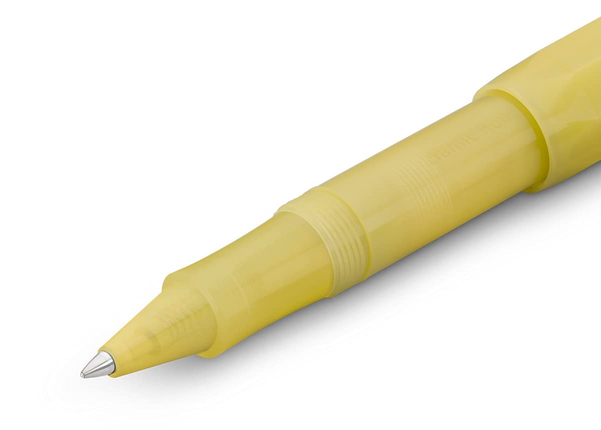 Kaweco FROSTED SPORT Rollerball Sweet Banana I Gel/Ballpoint Pen Including 0.7 mm Refill I in