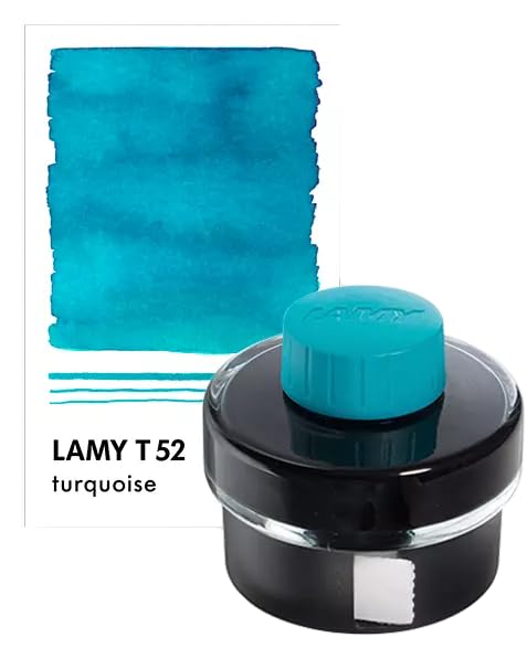 Lamy Bottle Ink, Turquoise (LT52TURQ), 5.000