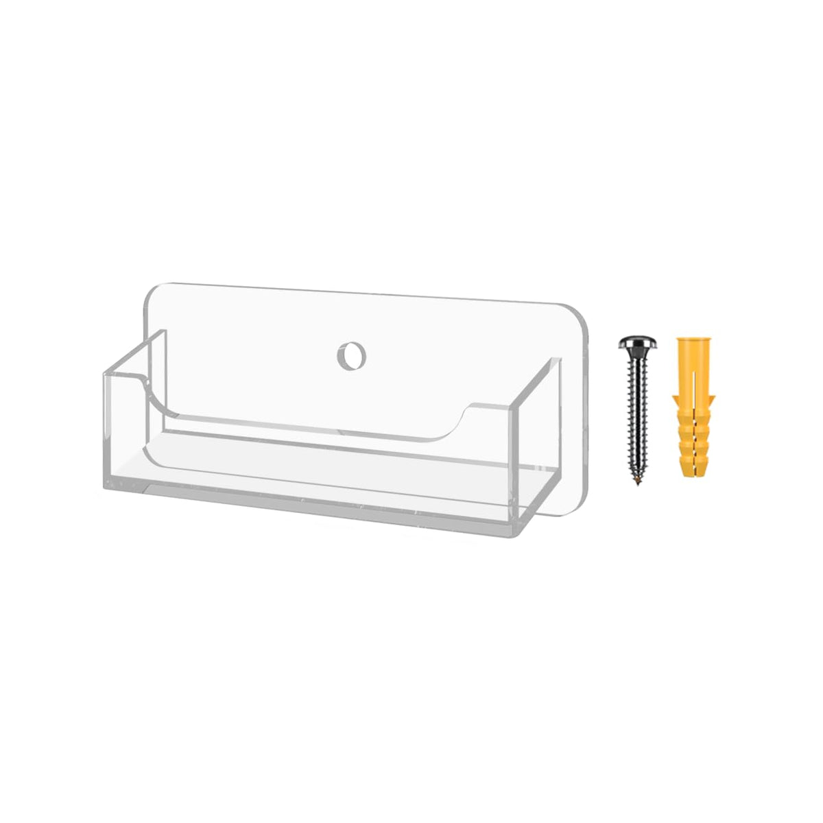 Marketing Holders 6 Pack Wall Business Card Holder with Hardware Holds 3.5" x 2" Gift Cards