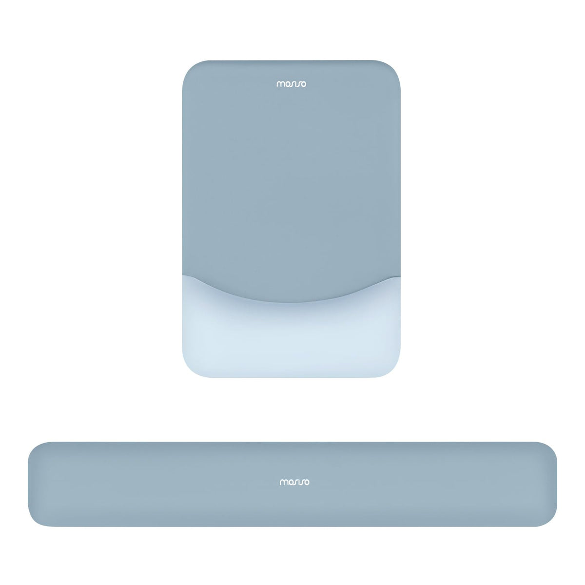 MOSISO Wrist Rest Support Mouse Pad & Keyboard Set, Aquamarine