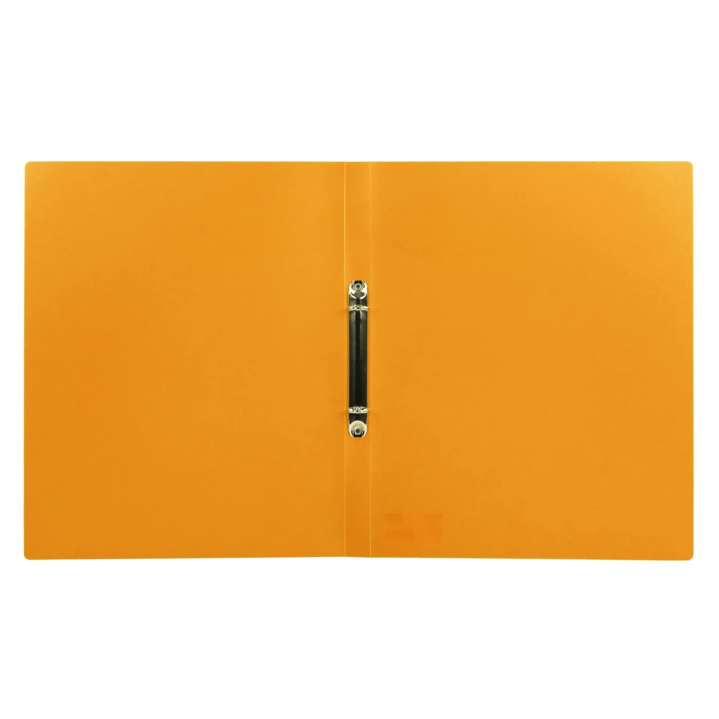 Idena 10436 Ring Binder in DIN A4 Format, with 2-Ring Mechanism, 20 mm Spine Width, Orange, Pack of