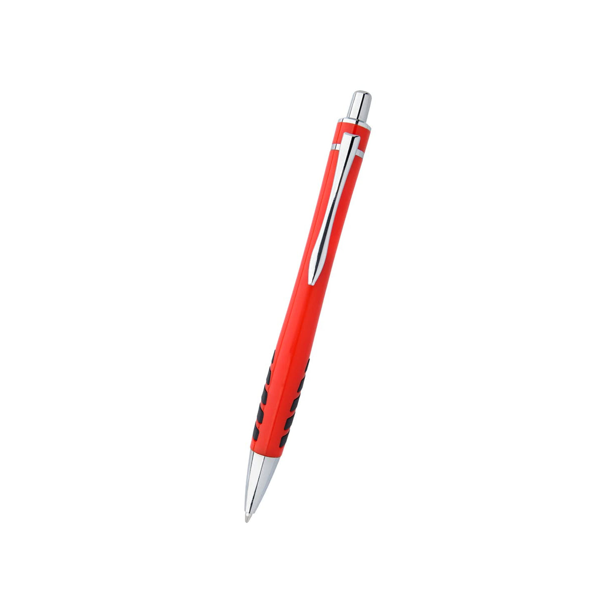 ExpressDesigns™ - Your Name or Imprint on our Custom Printed Addison Ballpoint Pen - Rubber Grip