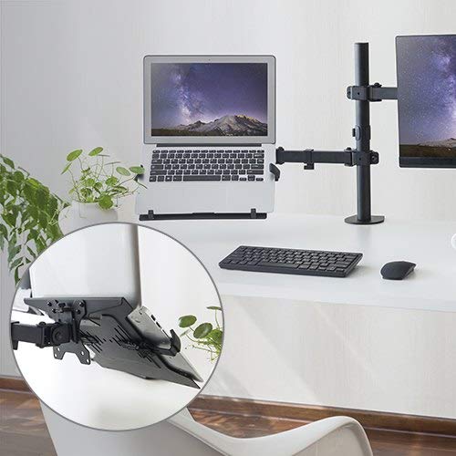 ICY BOX IB-MSA101-LH Interior Black – Stand (Portable, Indoor, Black, Passive Holder, Steel, 280 mm)