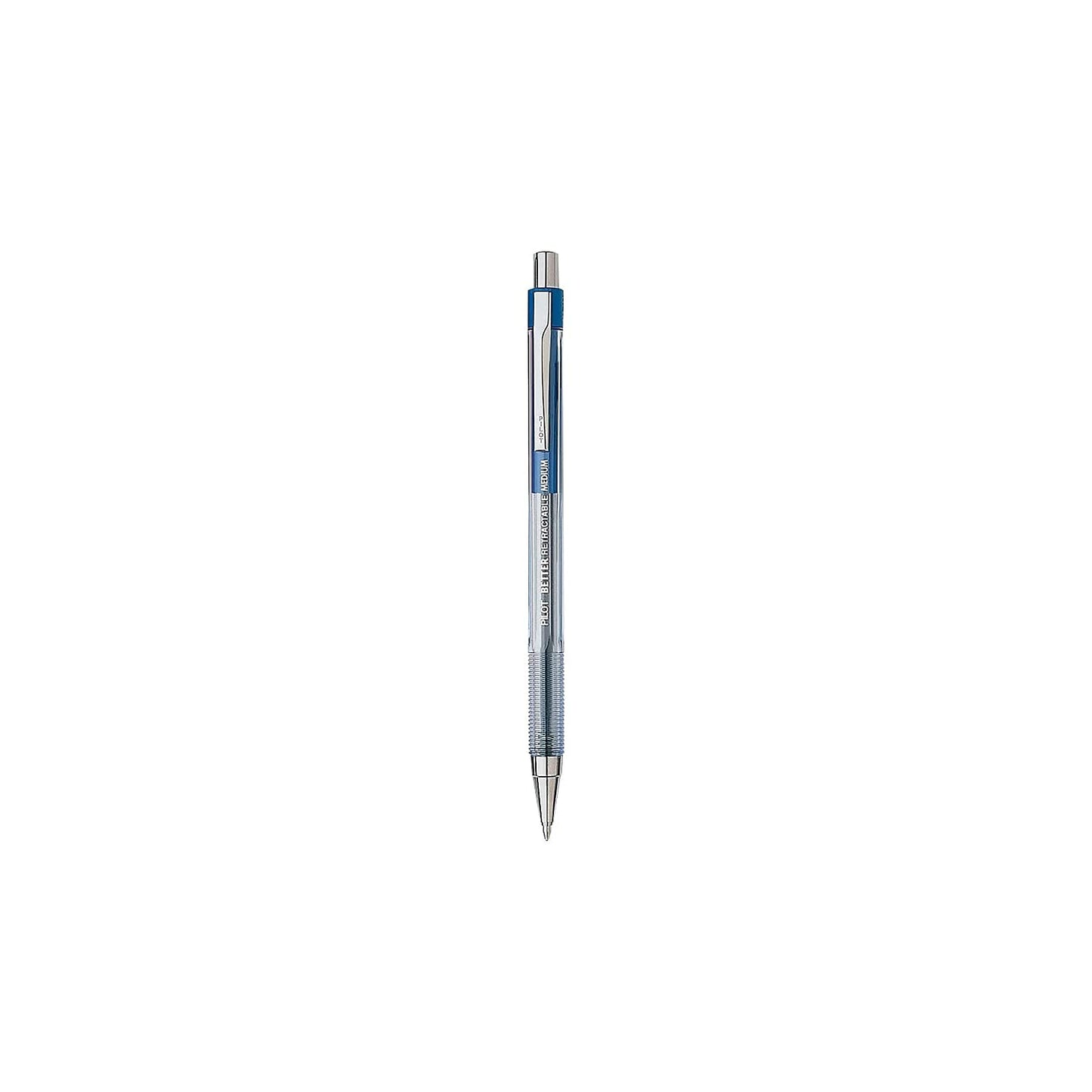 PILOT The Better Ball Point Pen Ballpoint Pens, Blue Ink, 12-Pack