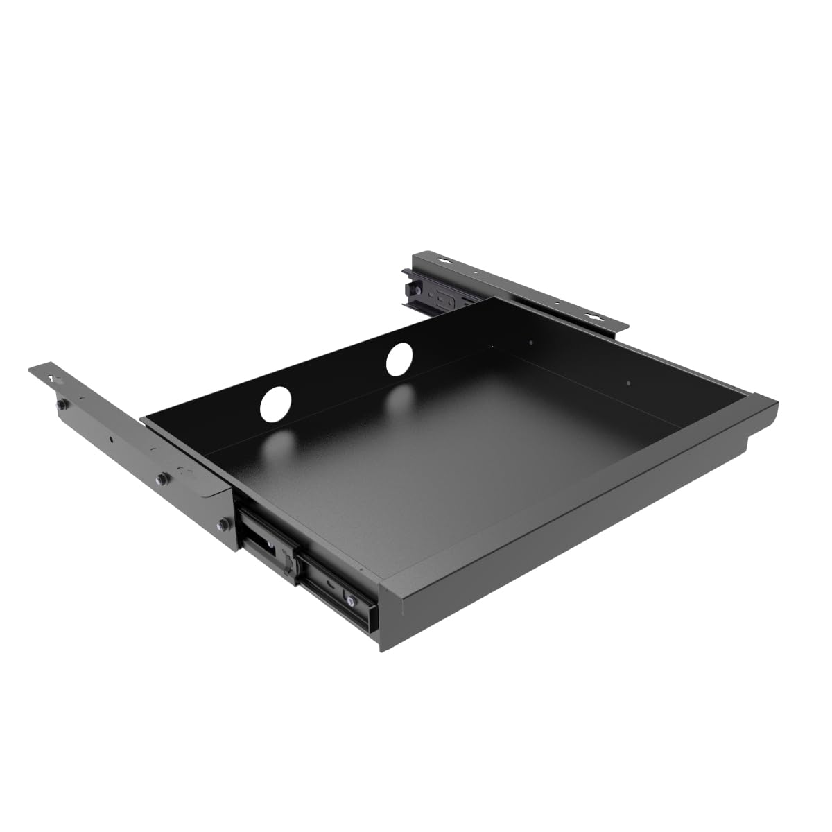 Mofangtech Under Desk Mounted Sliding Pull-out Drawer W 19.2" x D 13.4"