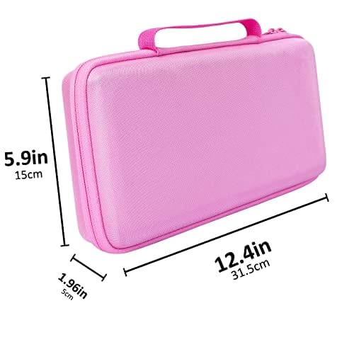 co2CREA Hard Case for Logitech MX Keys Mini Illuminated Keyboard, Rose