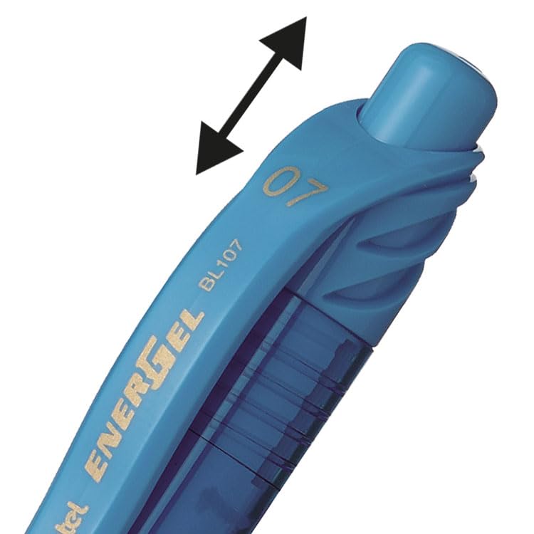 Pentel EnerGel X Gel Rollerball Pen, 0.7mm Tip, Turquoise ink (One Pen)