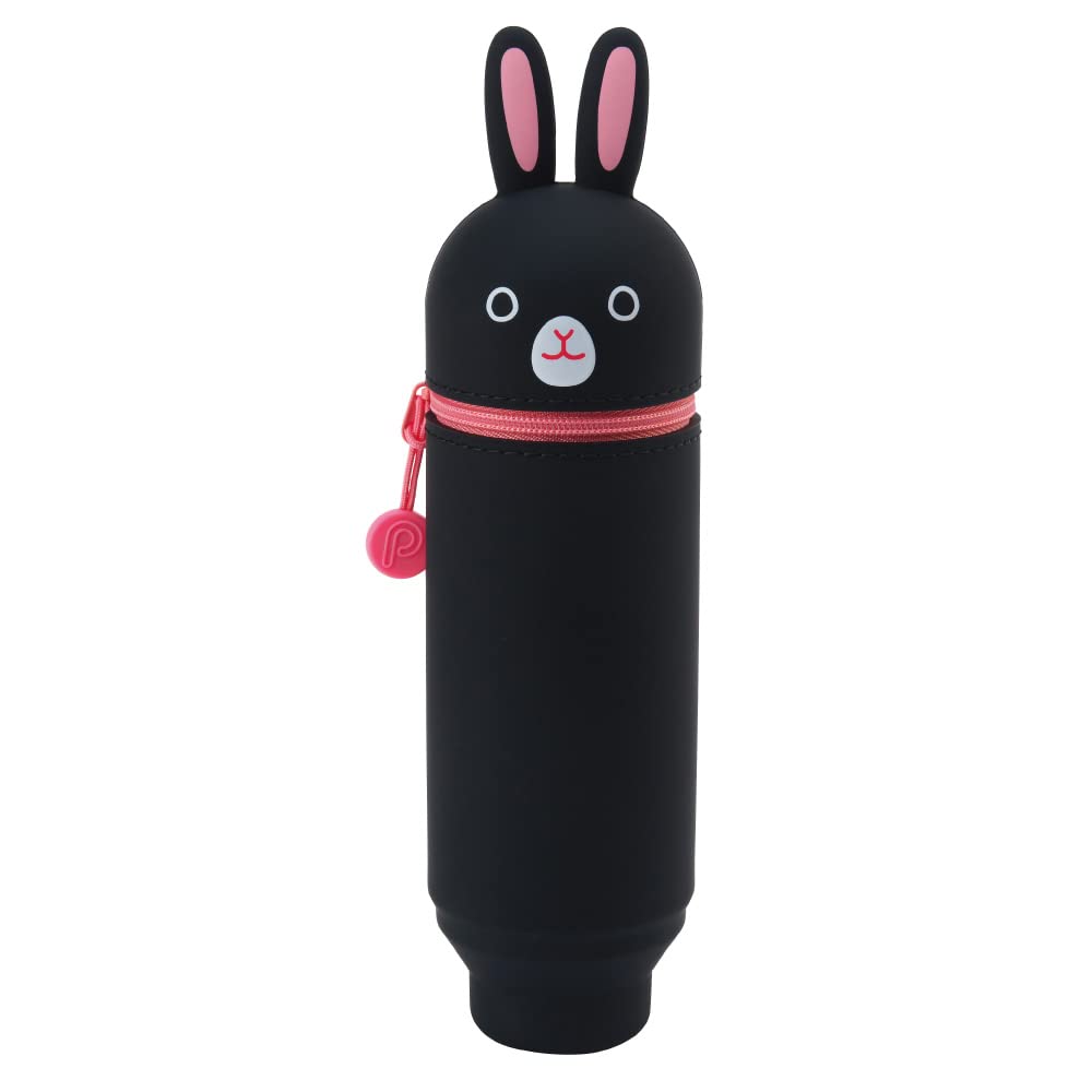 LIHIT LAB Kawaii Japanese Rabbit Stand Up Pencil Case For School Office College, Cute School