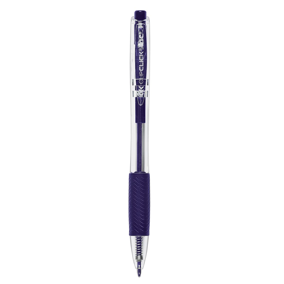 Inc. ClipClicks Retractable Ballpoint Pens - Bulk 1.0-mm Medium-Point Pen Set With Comfort Grip for