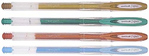 UNI-BALL UM1208CNM Pack 8 Roller UM-120 Metal Assortment