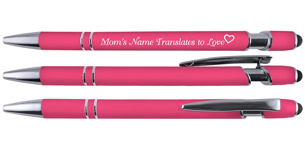 Greeting Pen Mom Comfort Feel Stylus Metal Pen Duo - 6 Pack (6080)