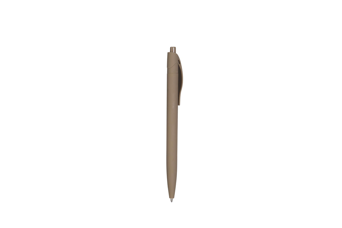 Wiaziert BallPoint Pens, 100 Pack (BLACK Ink),Bulk Pens, Brown Barrel,Click Pens for Office Home