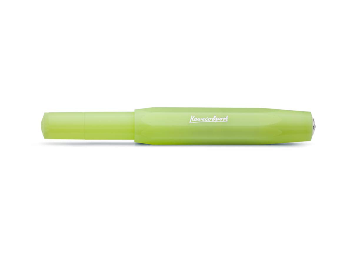 Kaweco FROSTED SPORT Rollerball Fine Lime I Gel/Ballpoint Pen Including 0.7 mm Refill I in Pastel