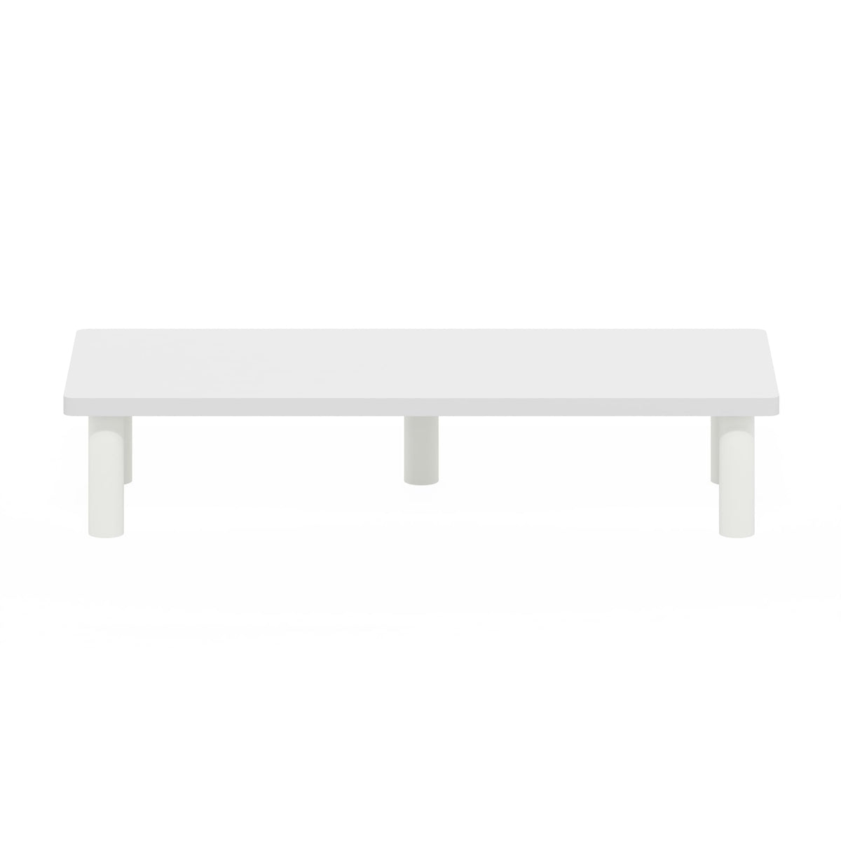 Furinno TURN-N-TUBE Monitor Stand Riser, 23.6" Wide Rectangle Monitor Riser, Laptop Stand for Desk