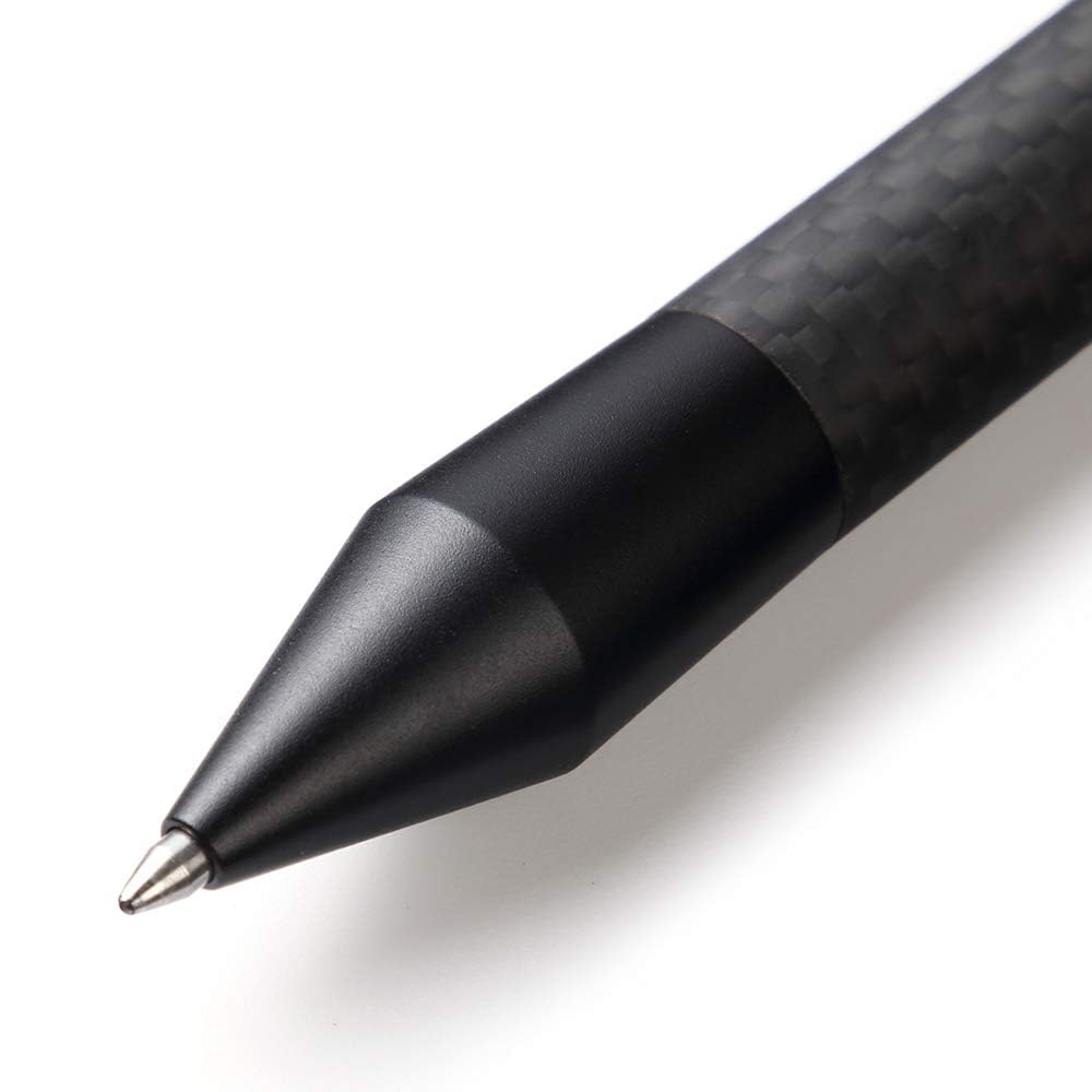 Cool Hand 4.5'' Rocket Carbon Fiber Bolt Action Stylus Ballpoint Pen, Black
