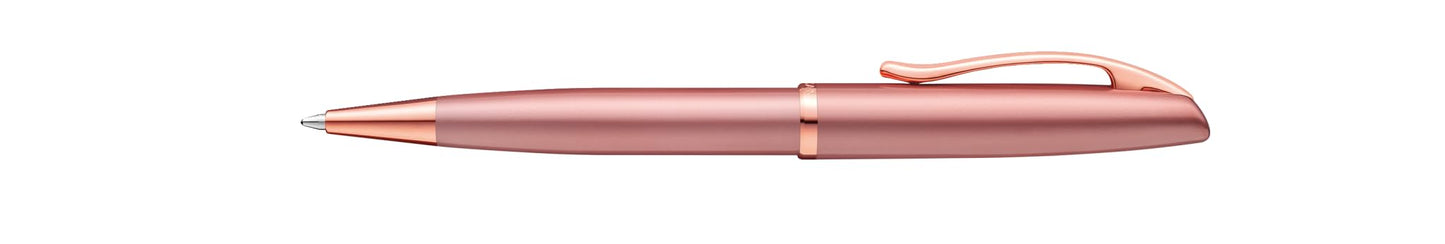 Pelikan Jazz Noble Ballpoint Pen Rose (Pink) for Right and Left Handed Users Elegant Metal