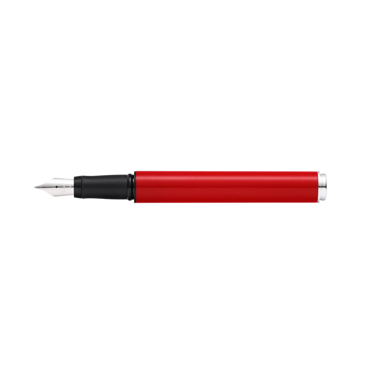 Sheaffer Pop Glossy Red Fountain Pen with Chrome Trim and Medium Nib