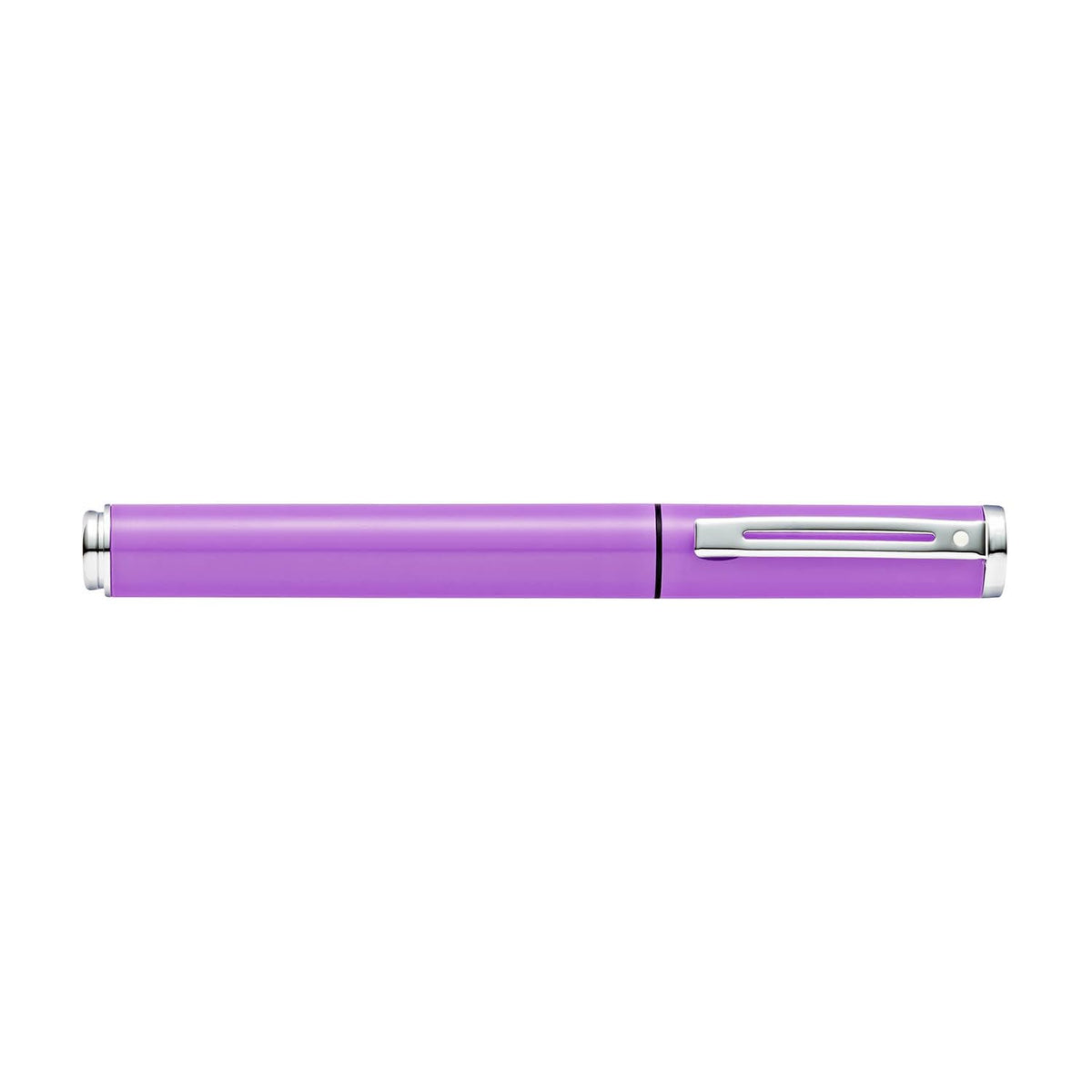 Sheaffer Pop Glossy Lilac Fountain Pen with Chrome Trim and Medium Nib