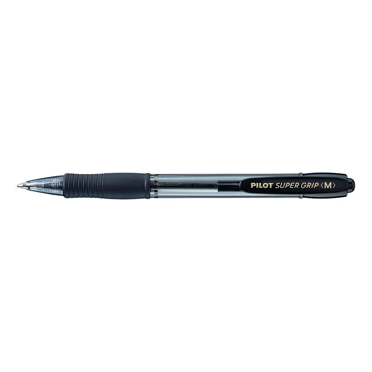 Pilot Supergrip Retractable Ballpoint 1.0 mm Tip (Box of 12) - Black