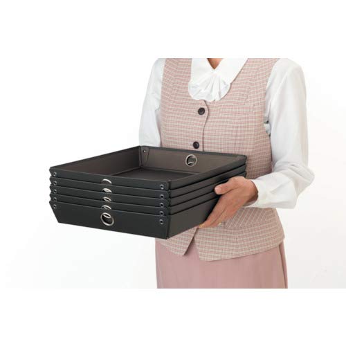 Lihit Lab A340-24 Stacking Tray, A4, Black