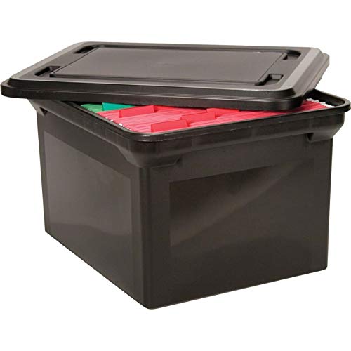 Advantus File Tote Storage Box w/Lid (34052)