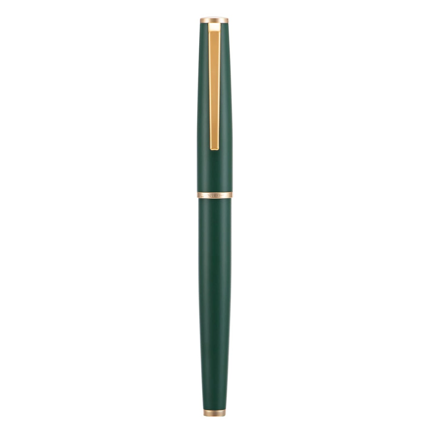 Jinhao 95 Metal Fountain Pen Fine Nib, Matte Green with Golden Clip Writing Pen