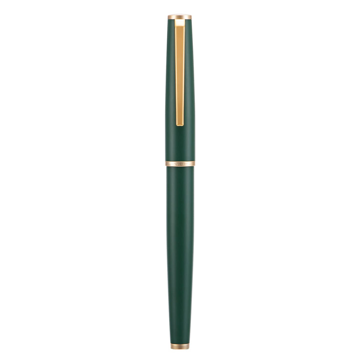 Jinhao 95 Metal Fountain Pen Medium Nib, Matte Green with Golden Clip Writing Pen