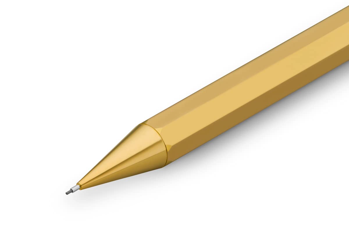 Kaweko Pencil Special Mechanical Pencil 0.5 Brass, with Eraser