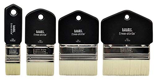 Liquitex Professional Freestyle Large Scale Brush, Paddle 1-inch, Black