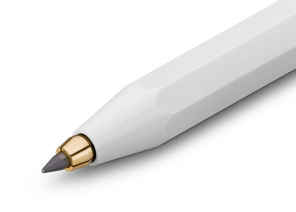 Kaweco CLASSIC SPORT Clutch Pencil White 3.2 mm 5B I Mechanical Lead Pencil Classic Design 10.5 cm