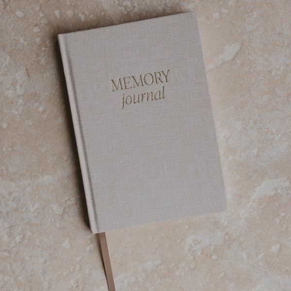 Sweet Water Decor Memory Journal, Cute Lined Reflection Notebook for Women, 105 Ruled Prompt Pages