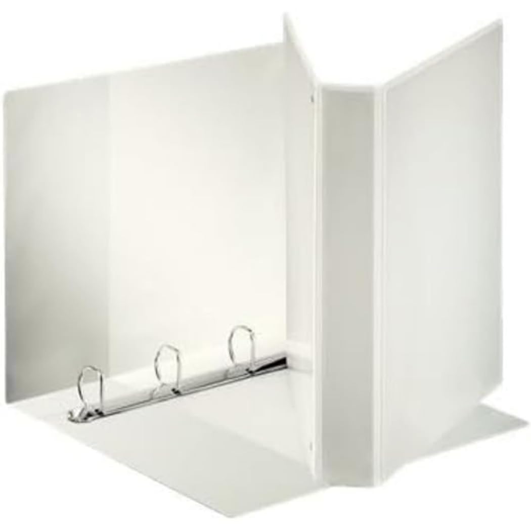 Esselte 394756000 PP Display Binder (3 Pockets) Rings 4-30 - D - Maxi Format - White - 394756000