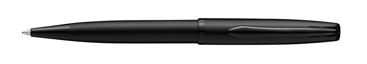 Pelikan Jazz Noble Ballpoint Pen Carbon (Black), Right Handed and Left-Handed Users, Elegant Metal