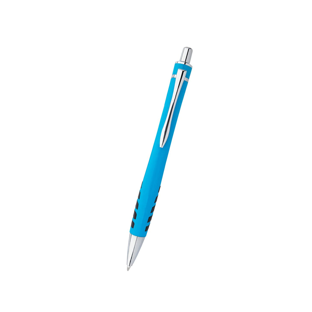 ExpressDesigns™ - Your Name or Imprint on our Custom Printed Addison Ballpoint Pen - Rubber Grip