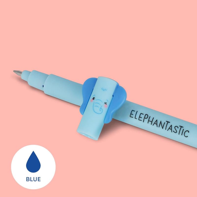 Legami - Set of 7 Erasable Gel Pens with Thermosensitive Erase Ink, Range of ink colours & barrel