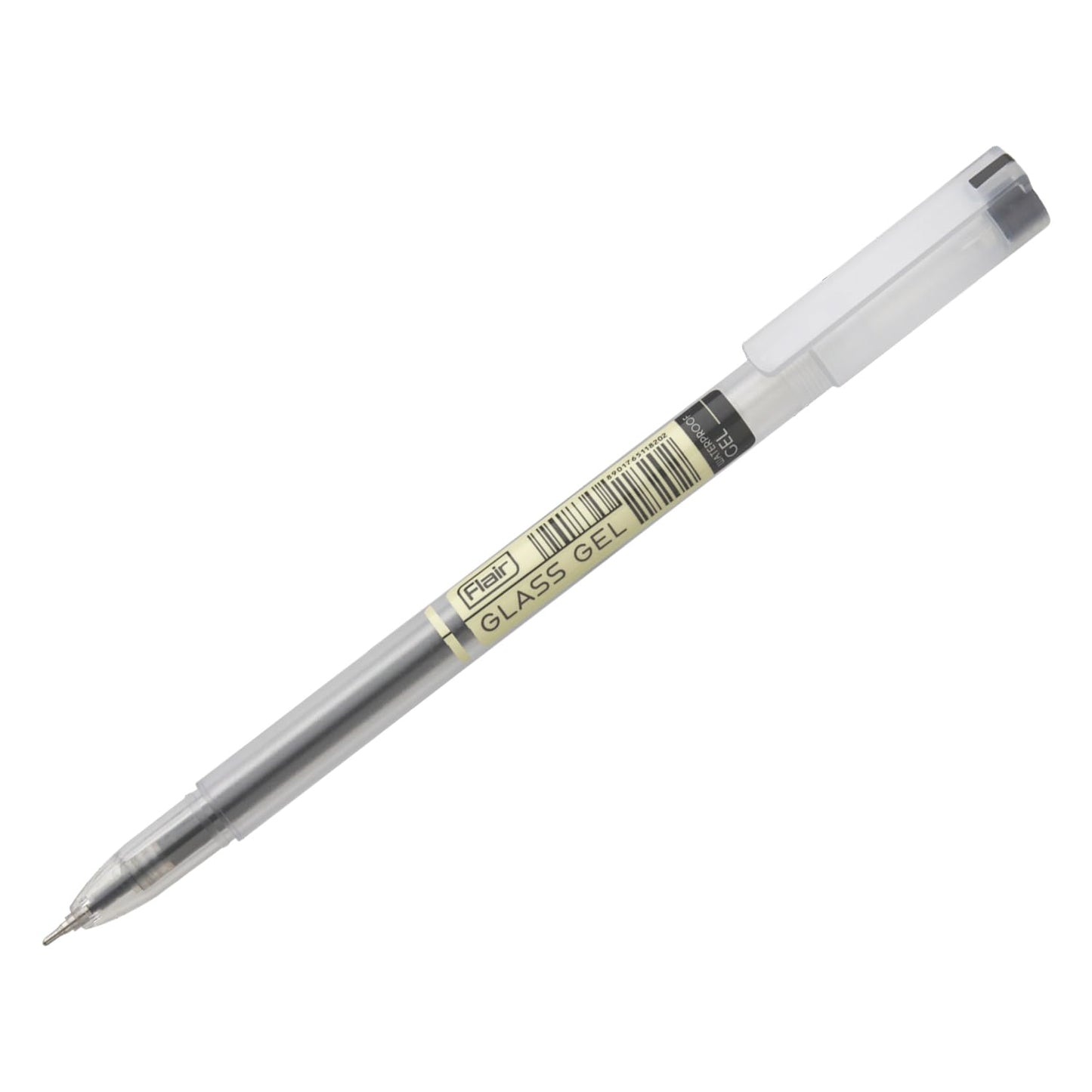 Flair Glass 0.6 mm Gel Pen | Water Proof Ink For Smooth Flow System | Low-Viscosity Ink For Smudge