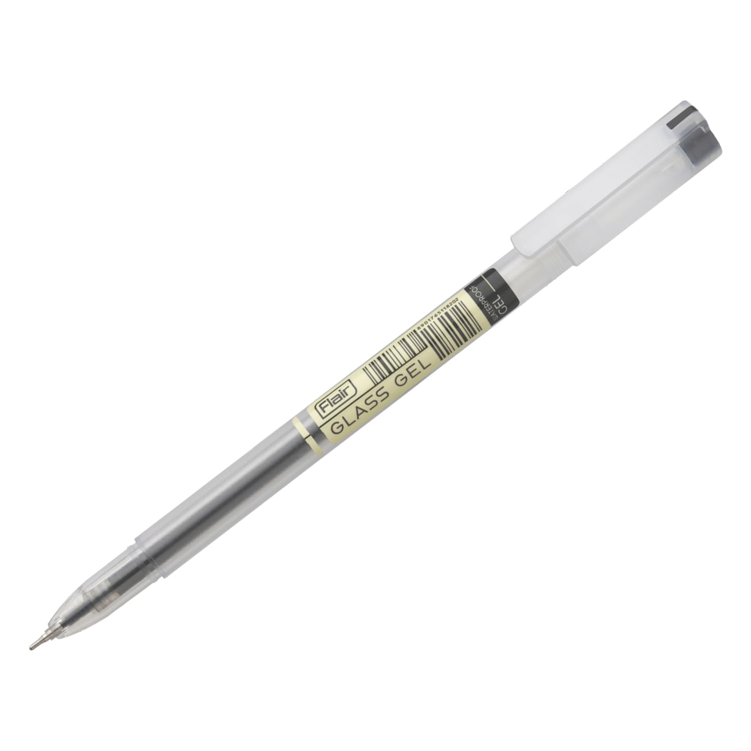 Flair Glass 0.6 mm Gel Pen | Water Proof Ink For Smooth Flow System | Low-Viscosity Ink For Smudge