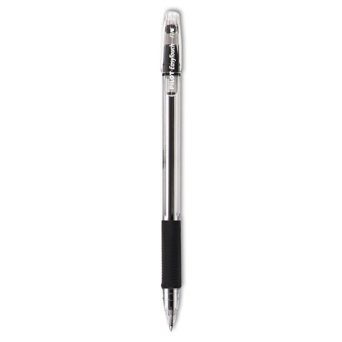 PILOT EasyTouch Ballpoint Stick Pens, Fine Point, Black Ink, 12-Pack (32001)