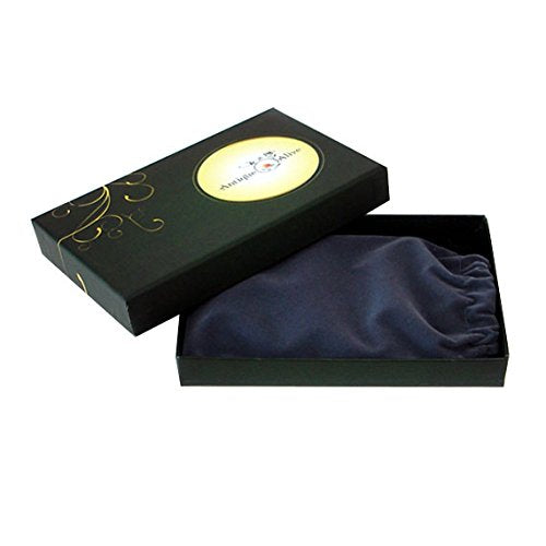 Antique Alive Mother of Pearl Portrait of Korean Beauty RFID Blocking Protection Business Credit