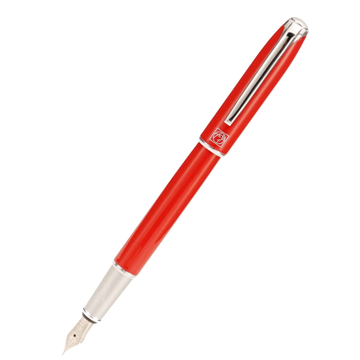 erofa Picasso 916 Red Fountain Pen with Gift Box Calligraphy Writing Pen Set Bent Nib Fude 1.0mm