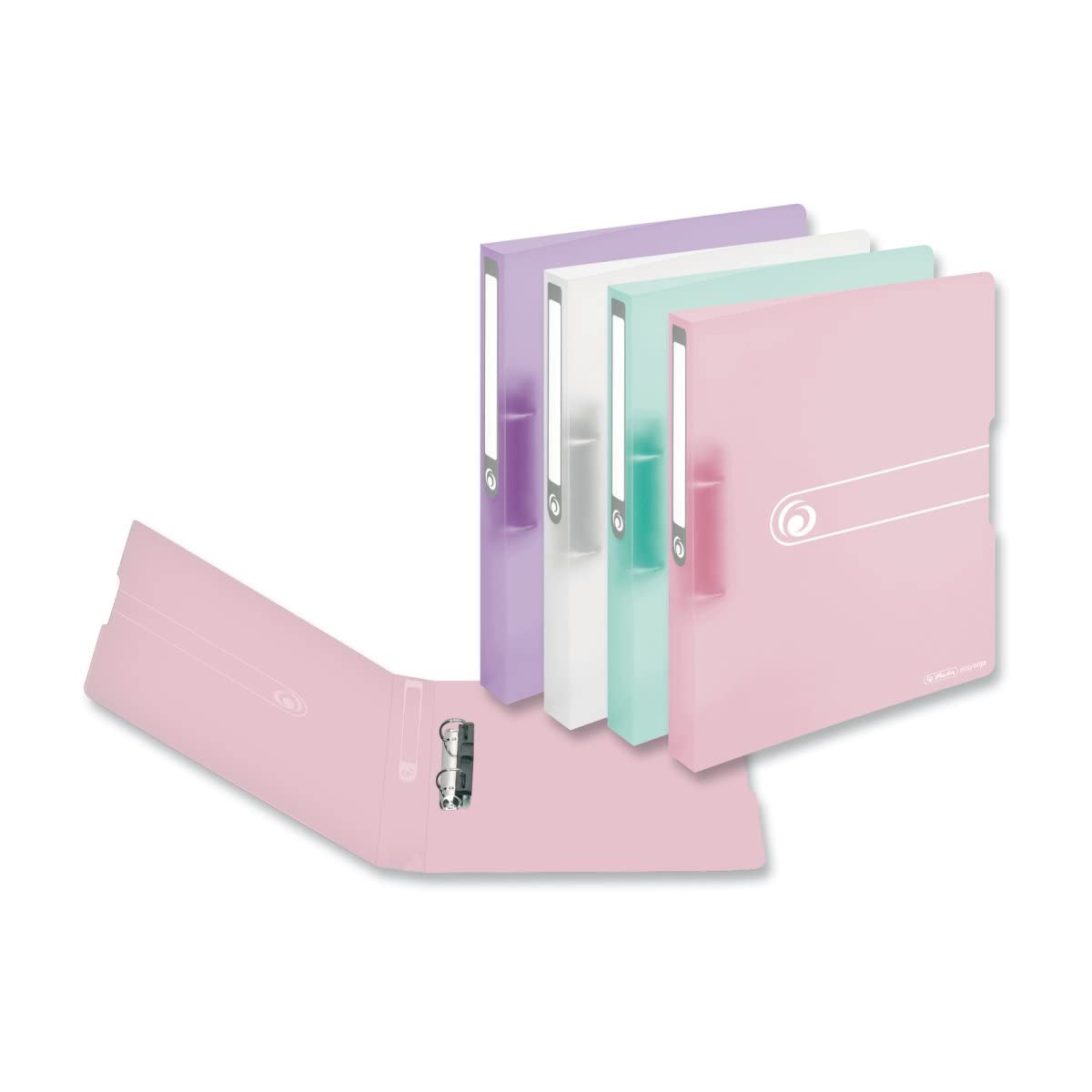 Herlitz Ring Binder PP A4 2 Rings 25 mm Easy Orga to Go a4 Mint